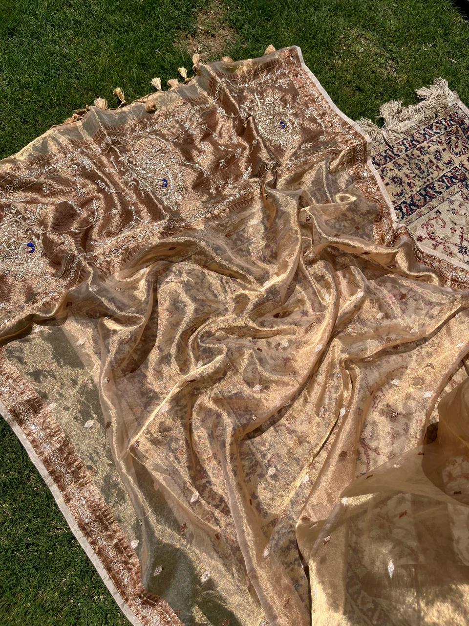Stunning Pearl Handwork