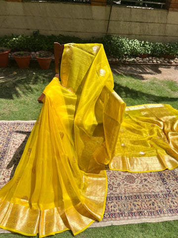 Pure Kora Silk Banarasi