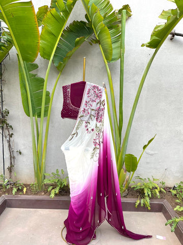 Breezy Georgette Saree