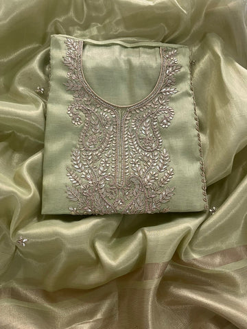 Silk Kurta with Gotta Patti Handwork