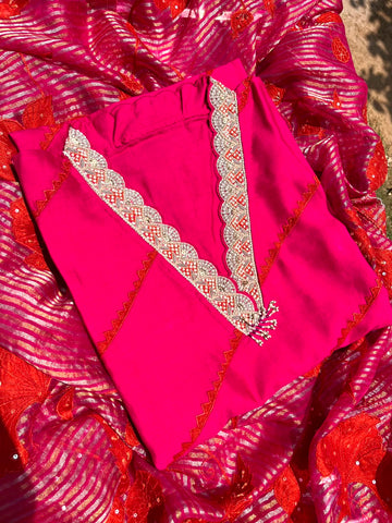 Vibrant Appliqué Handwork
