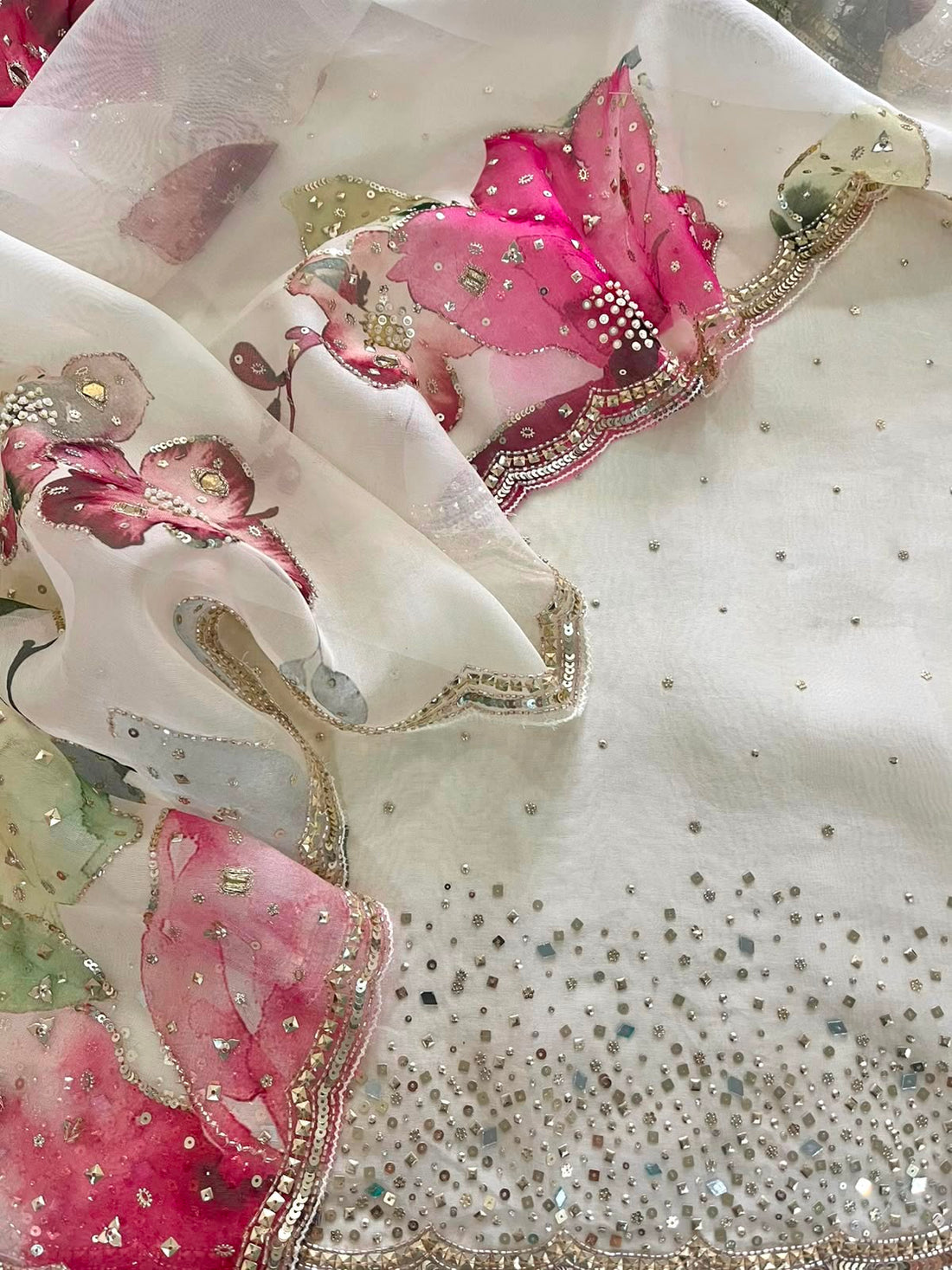 Mirror & Sequins Handwork