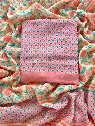 Mulmul Chanderi Banarasi  Woven