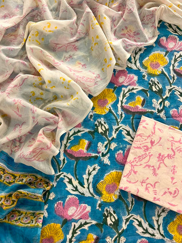 Mulmul Hand Block Print