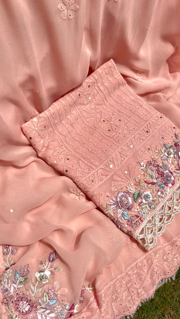 Chikankari X Zardozi Handwork