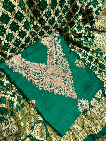Raw Silk Trousseau Handwork