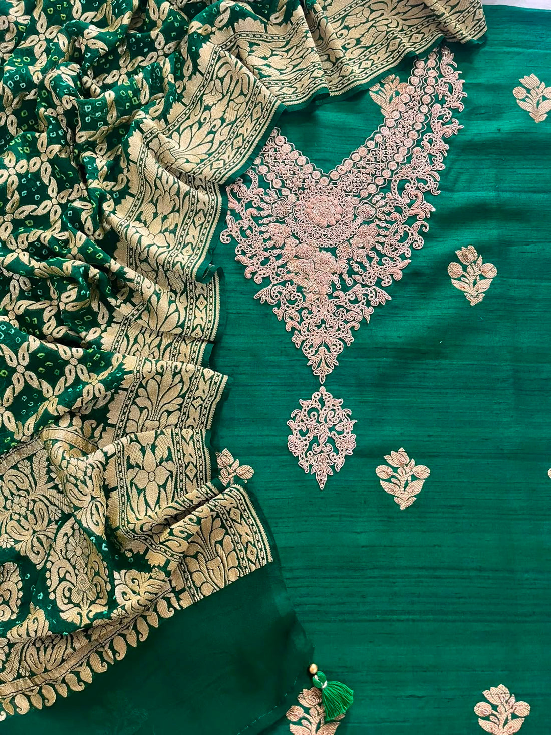 Raw Silk Trousseau Handwork