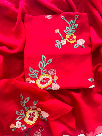 Floral Appliqué Work