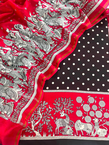 Pure Maheshwari Silk Pichwai