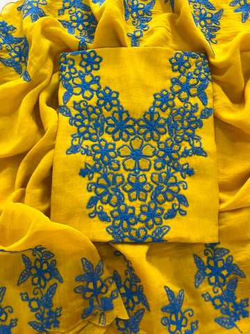 Vibrant Mulmul Chanderi