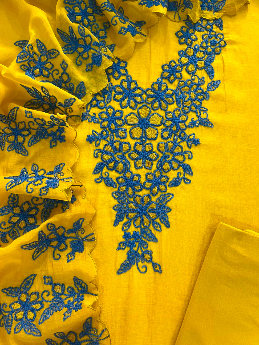 Vibrant Mulmul Chanderi