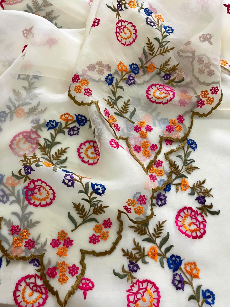 Exquisite Pure Organza Silk