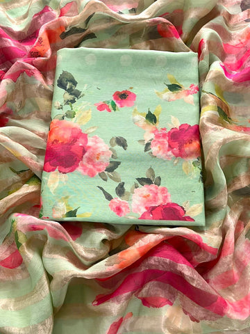 Floral Mulmul Chanderi