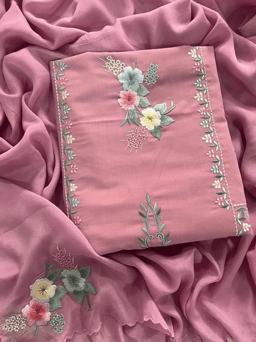 Floral Thread Aari Embroidery