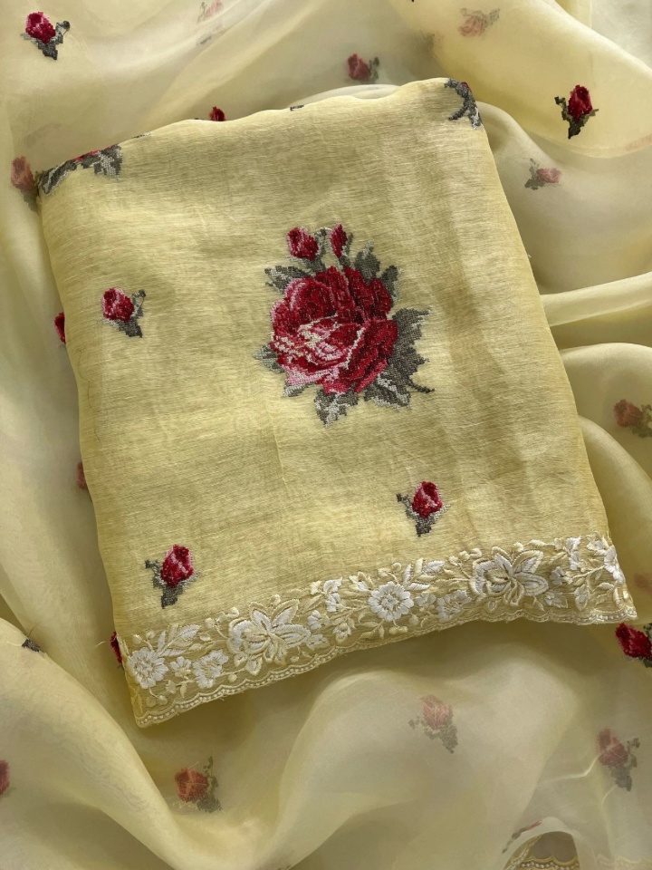 Cross Stitch Embroidery X Parsi Embroidery