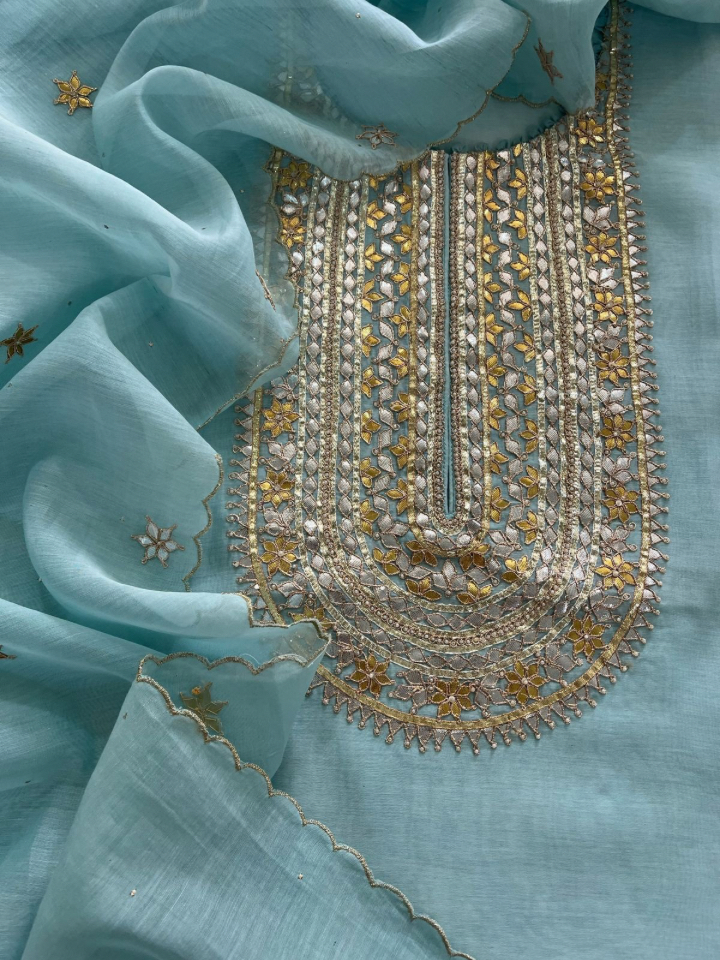 Gorgeous Gotta Patti Handwork