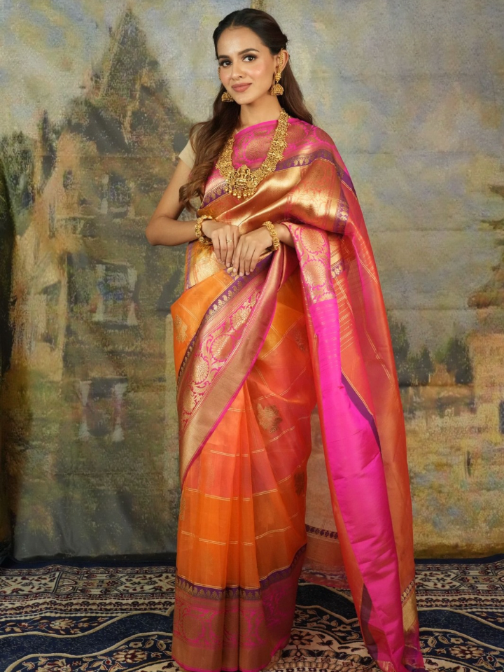 Banarasi Kora Silk Saree
