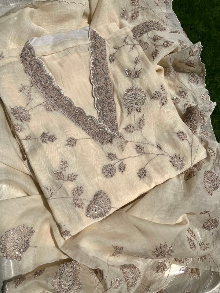 Mulmul Chanderi~ Handwork
