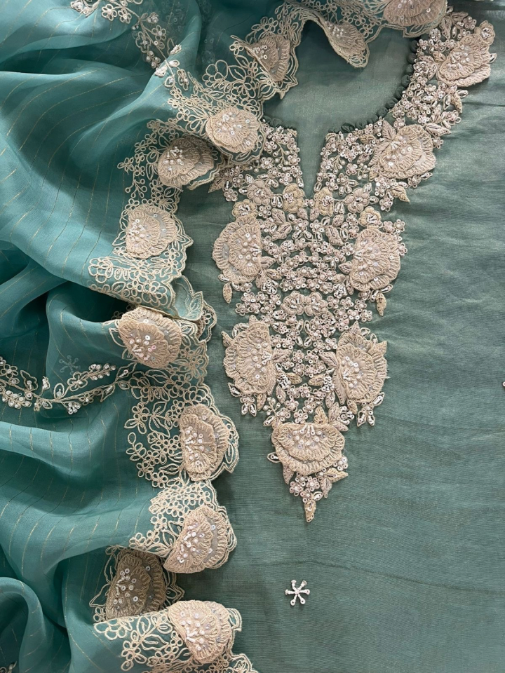 Tissue Silk~ Appliqué Work