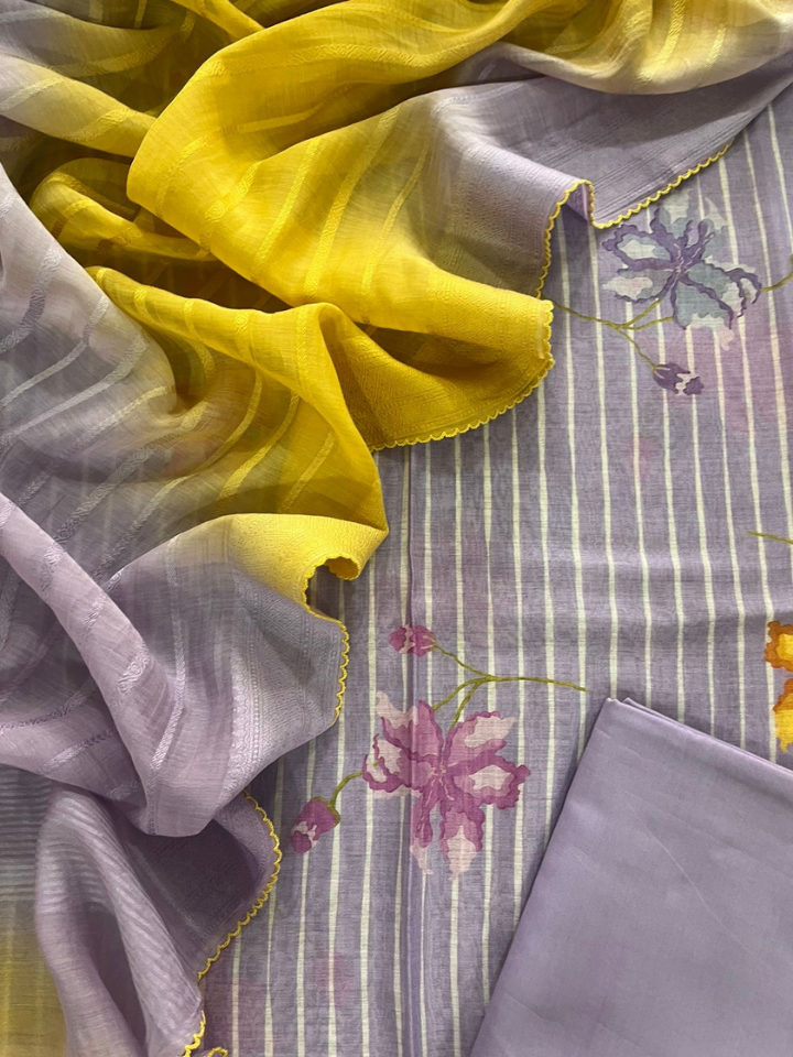 Mulmul Chanderi ~ Candy Colours
